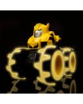 Elektronska igračka Tomy - Monster Treads, Bumblebee, sa svjetlećim gumama - 4t